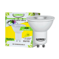 Bombillo LED Lumek Eco GU10 4W 3000K
